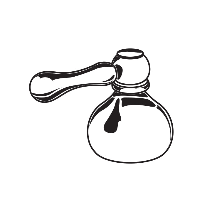 Jasmine Metal Lever Handle in Satin Nickel/Pol Brass PVD (1 pc)
