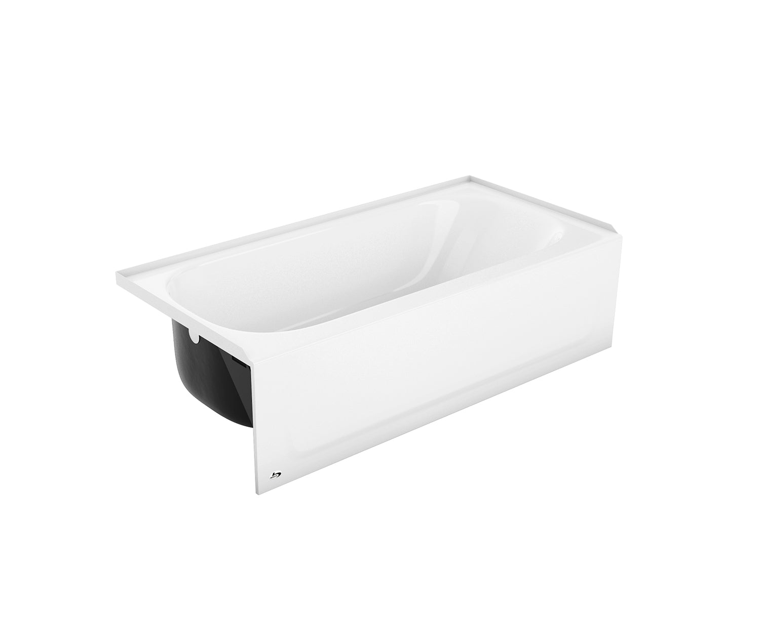 Maui 60x30x16-5/8" Bathtub in White w/Right Drain