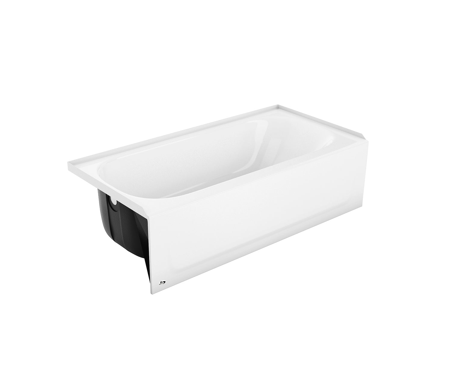 MauiCast 60x30x16-5/8" Bathtub in White w/Right Drain