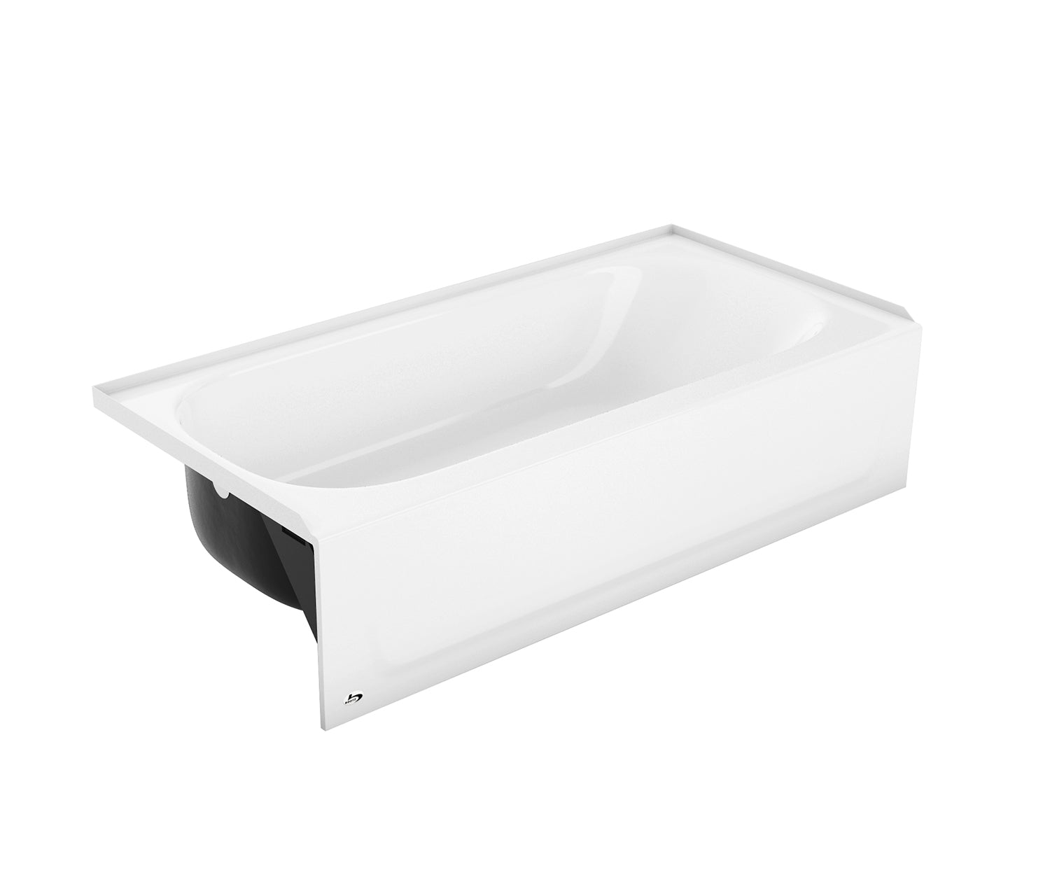 Aloha 60x30x14-1/4" Bathtub in White w/Right Drain