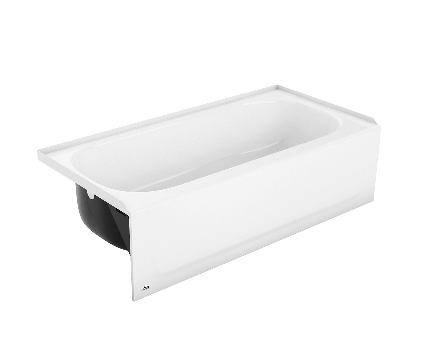 Aloha 60x30x16-5/8" Bathtub in White w/Right Drain