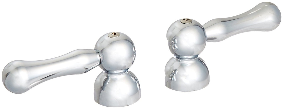 Heritage Lever Handles in Chrome (2 pc)