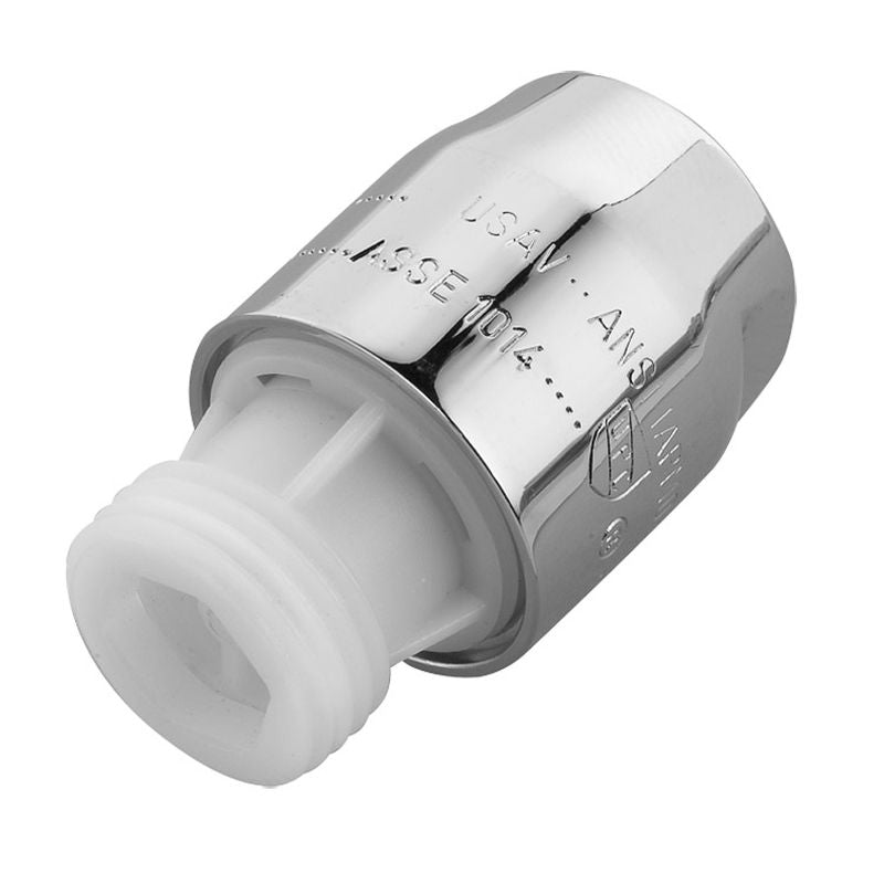 In-Line Vacuum Breaker in Polished Chrome