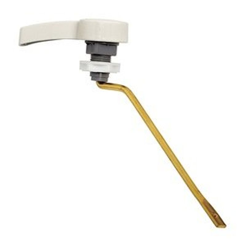 Universal Left-Hand Toilet Trip Lever in White