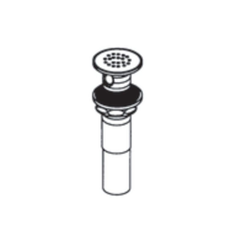 Commercial Grid Strainer Waste Assembly In Chrome