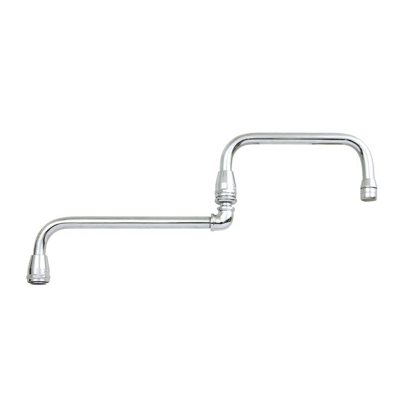 M-DURA Double Bend Spout In Chrome