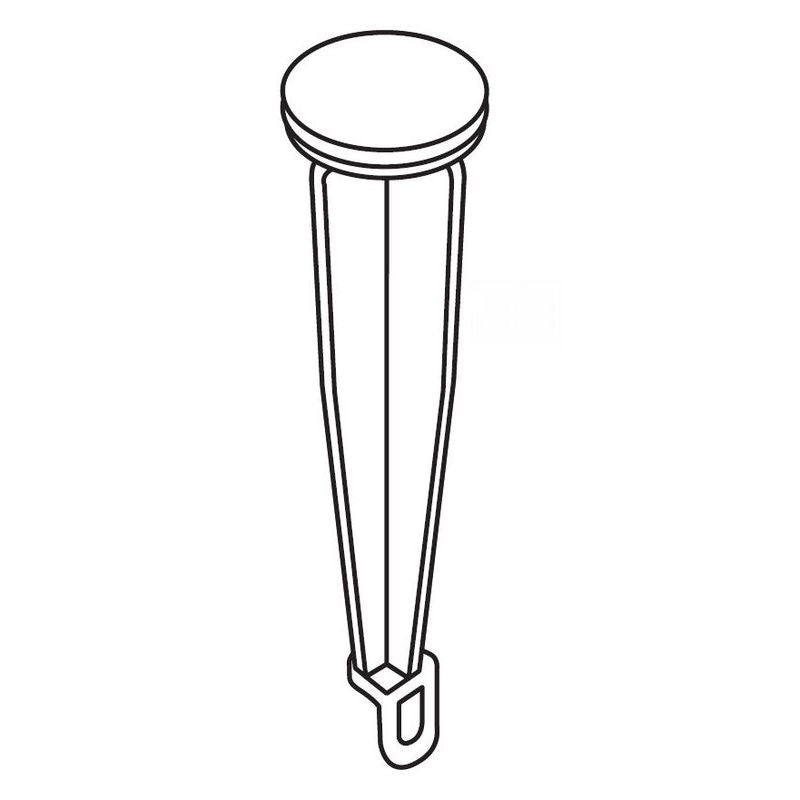 Drain Plug w/Cap Assembly for 50/50 Waste Chrome