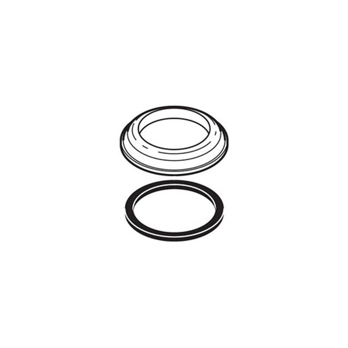 Base w/Gasket in Polished Nickel