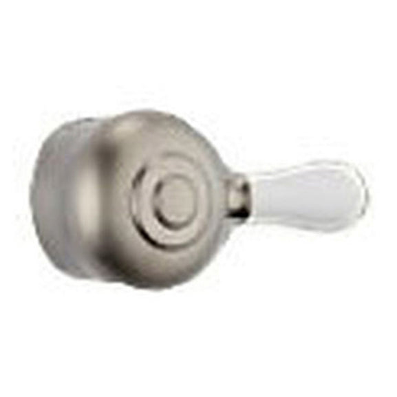 Leland Porecelain Lever Handle in Stainless (1 pc)