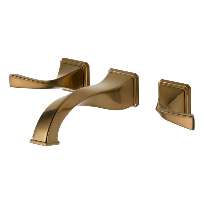 Brizo Virage Wall Mount Lavatory Faucet in Venetian Bronze