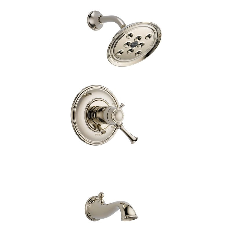 Baliza Thermostatic Tub/Shower Trim In Pol Nickel