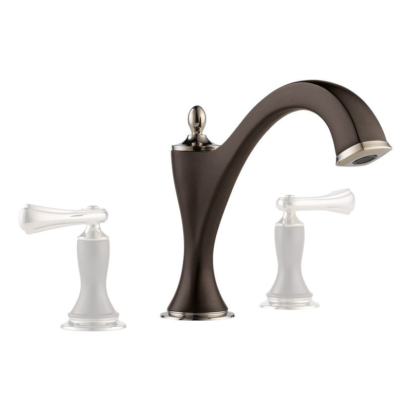 Brizo Charlotte Tub Trim In Pol Nickl/Cocoa Bronze