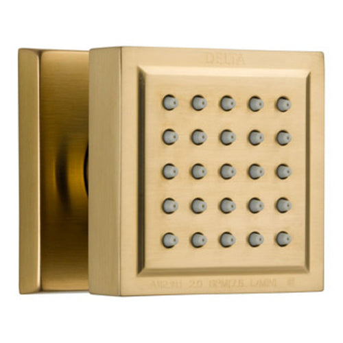 H2Okinetic Surface Mount Square Body Spray In Champagne Bronze