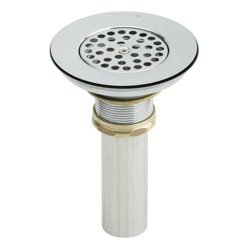 Drain Stainless Steel Body w/Vandal Resisstant Grid Strainer