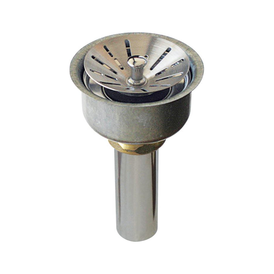 Perfect Drain Drain Fitting Stainless Steel w/Strainer