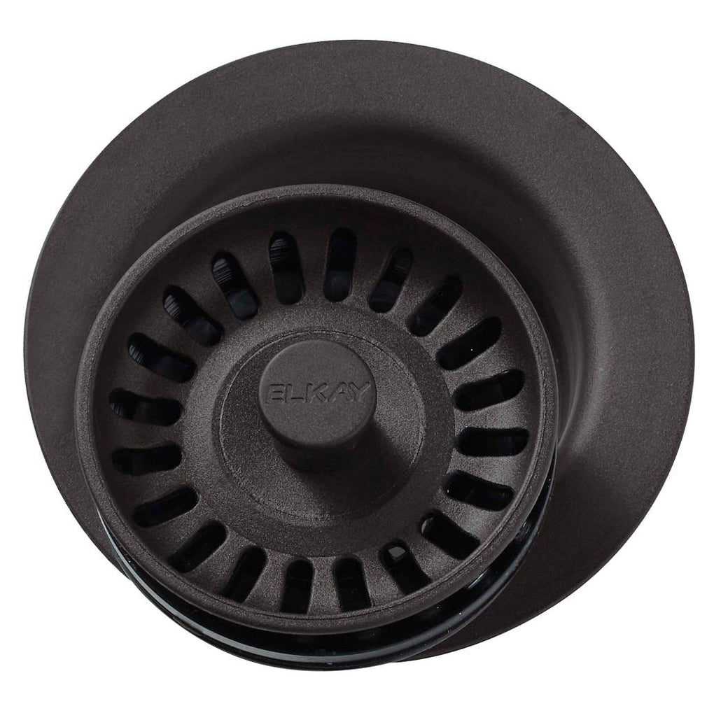 Elkay 3-1/2" Disposer Flange w/Strainer & Stopper in Mocha