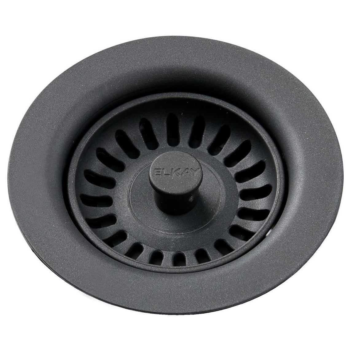 Elkay 3-1/2" Drain Fitting w/Strainer & Stopper in Charcoal