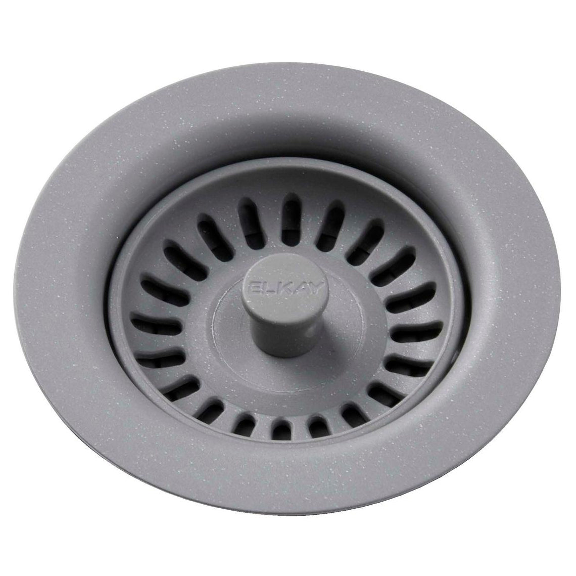 Elkay 3-1/2" Drain Fitting w/Strainer & Stopper in Greystone