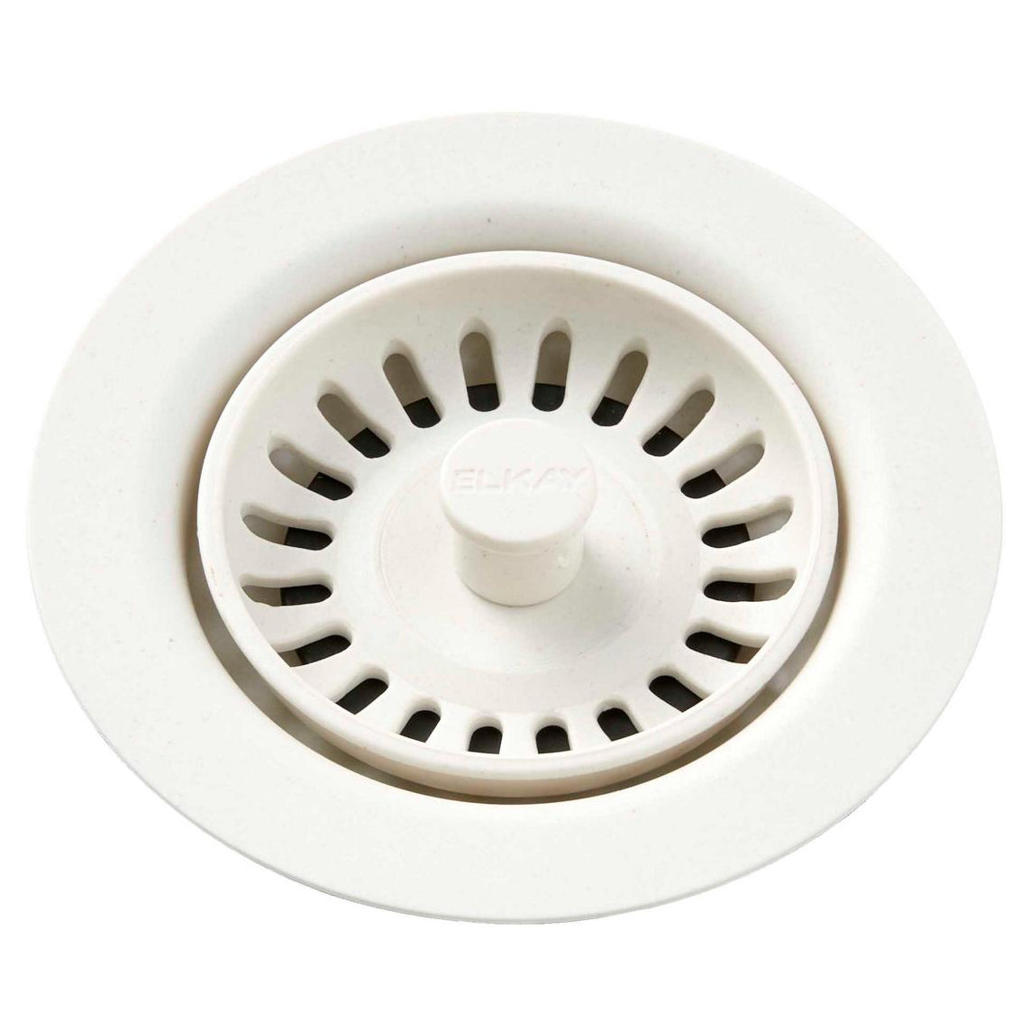 Elkay 3-1/2" Drain Fitting w/Strainer & Stopper in Parchment
