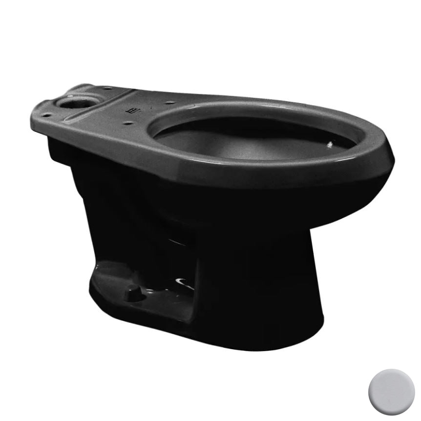 Cadet Toilet Bowl Only Elongated Silver **SEAT NOT INCLUDED**