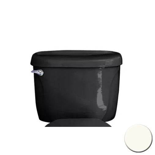 Yorkville Toilet Tank Only w/Tank Cover & Locking Device White