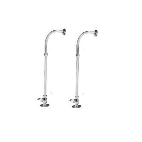 Reminiscence Freestanding Bathtub Supply Line Satin