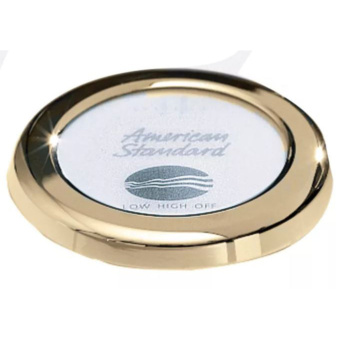 Elisse System II On/Off Control Bezel Polished Brass
