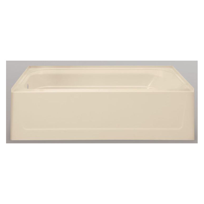 Topaz 60x30x15-3/4" Soaking Bathtub in Bone w/Left Drain