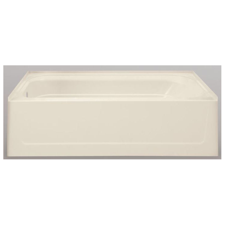 Topaz 60x30x15-3/4" Soaking Bathtub in Biscuit w/Left Drain