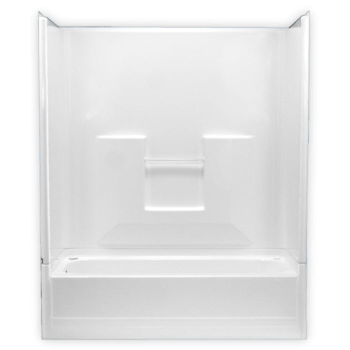 Tub & Shower Kit 59-3/4x32-3/4x73-3/4" White Left Drain