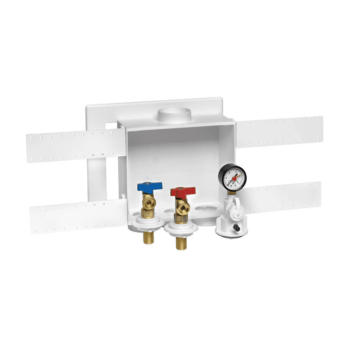 Quadtro Washing Machine Outlet Box White
