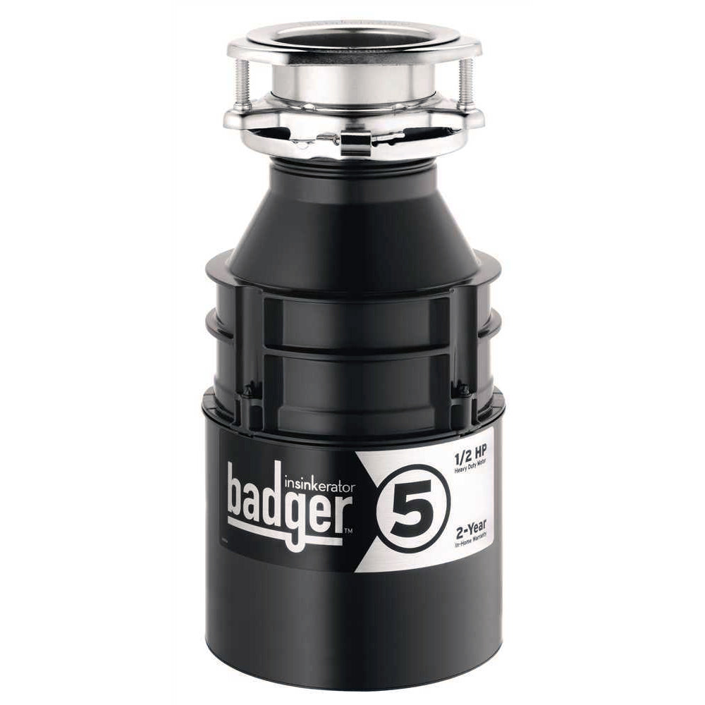 Badger 5 Garbage Disposer w/Cord 1/2 HP