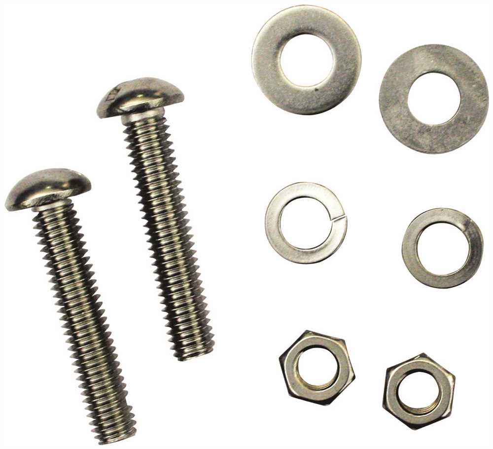 Hardware Kit Stainless Steel for Toilet Seat Hinge