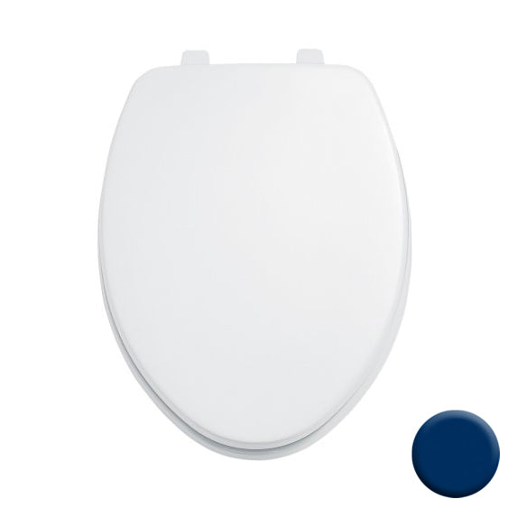 Laurel Elongated Toilet Seat w/Cover in Rhapsody Blue