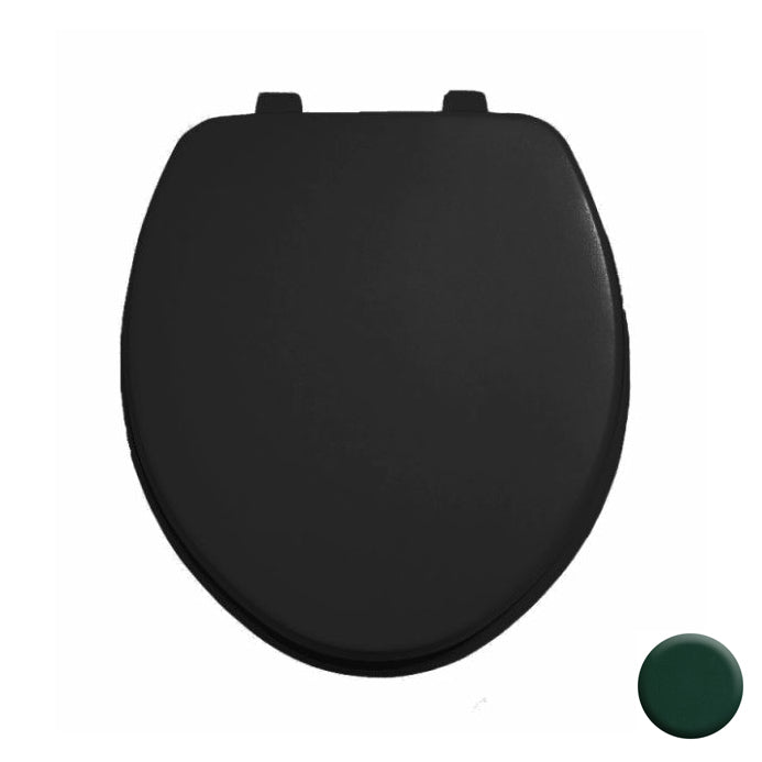 Laurel Round Toilet Seat w/Cover in Rain Forest