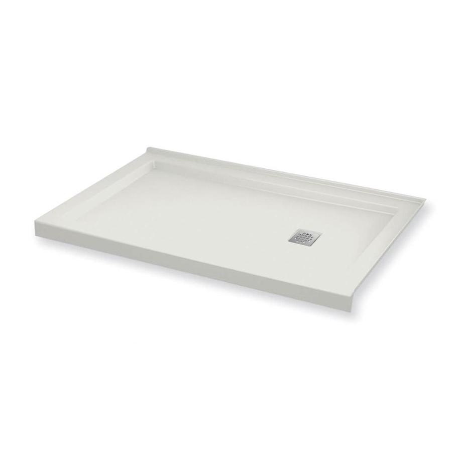 B3Square 59-7/8x31-7/8x4" RH Corner Shower Base Wht RH Drain