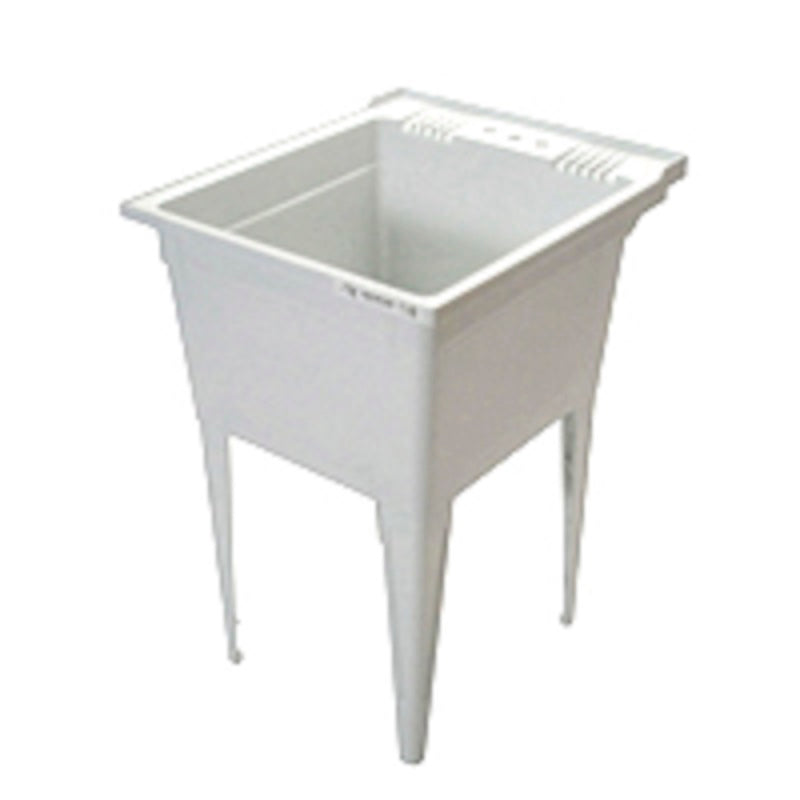 Laundry Tub 22-3/8x26" Floor Mount w/Polyethylene Legs