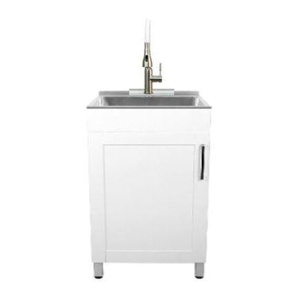 Laundry Sink/Cabinet Kit 20" w/Drop-In Sink & Faucet