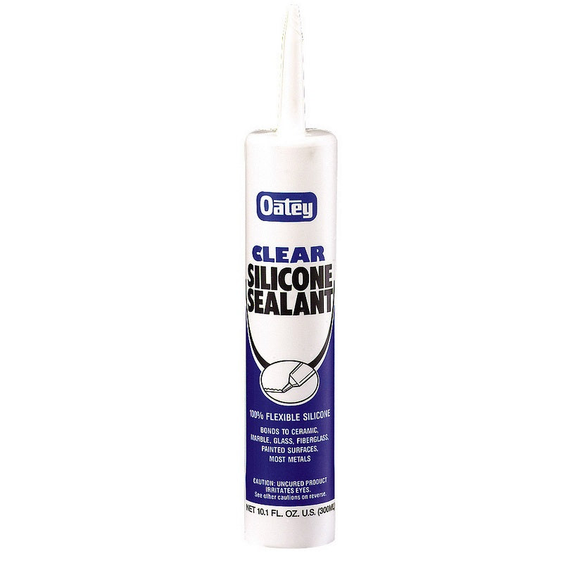 Caulk 10 Oz Cartridge Clear Silicone Sealant