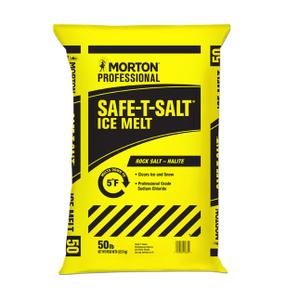 Rock Salt 50 Lb Bag for Ice & Snow Safe-T-Salt