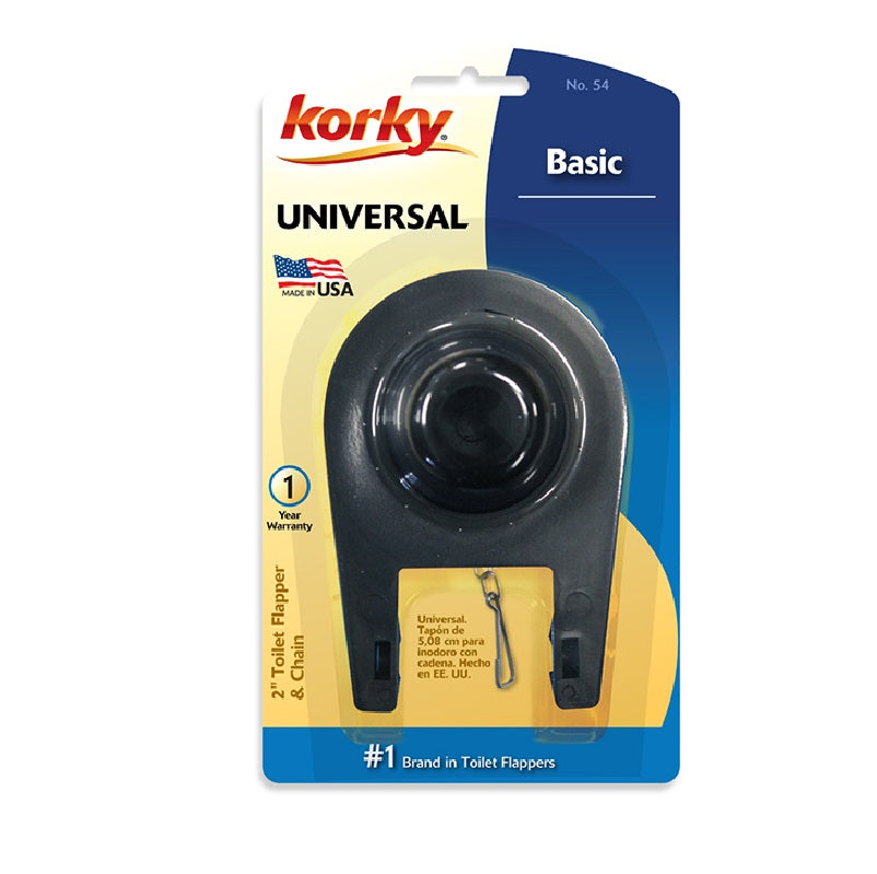 FLAPPER 54BP UNIVERSAL FIT F/3.5GAL TOILETS - KORKY