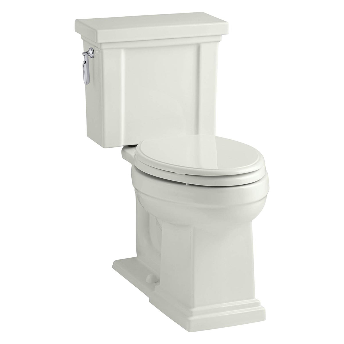 Tresham Comfort Height 2 pc Elongated Toilet in Dune, No Seat