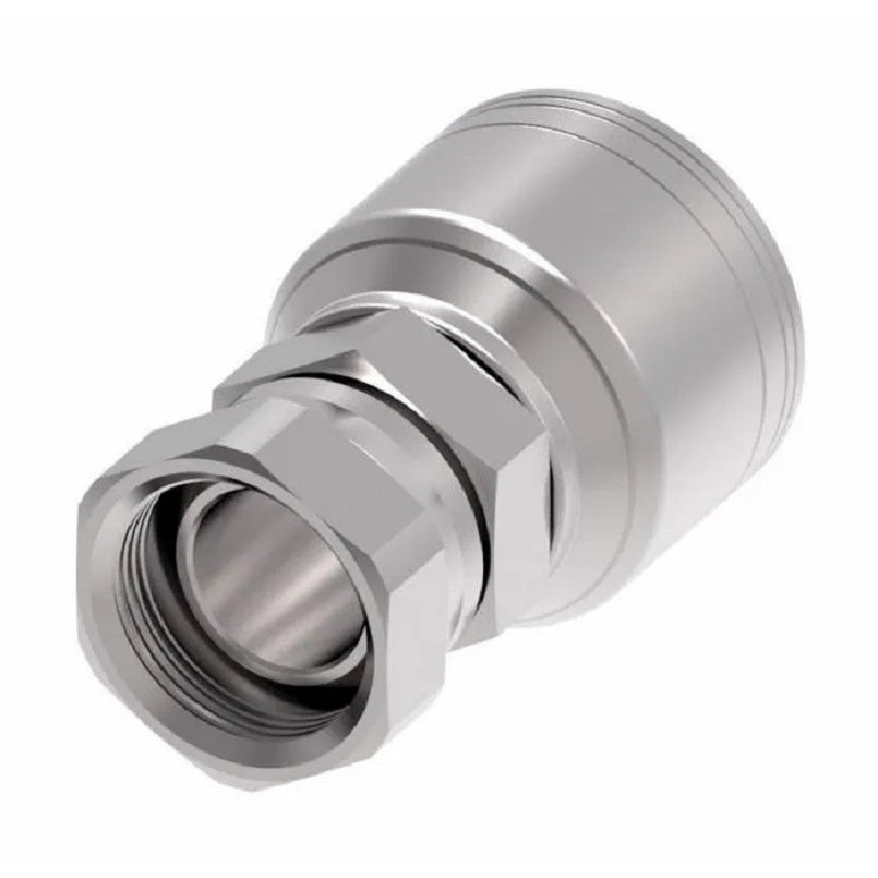 06Z-06L CRIMP FITTING 3/8" HOSE X 3/8" FJIS
