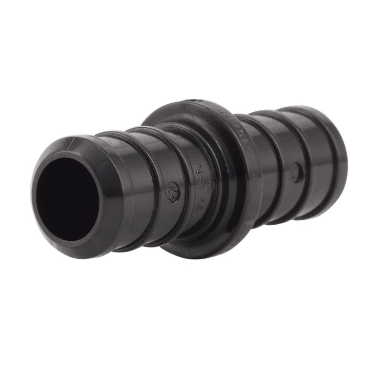 COUPLING 1/2 PLASTIC STRAIGHT PEX UP008A BARBXBARB POLYMER
