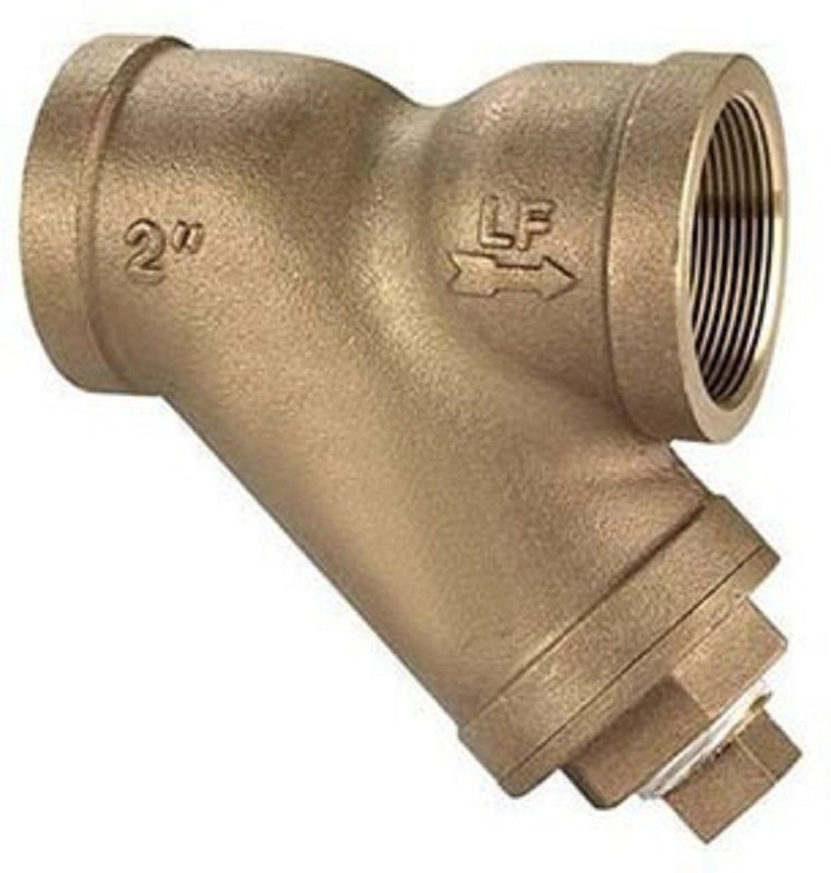 Y-Strainer 3/8" Bronze Threaded with 20 Mesh Stainless Steel Lead Free 125 PSI