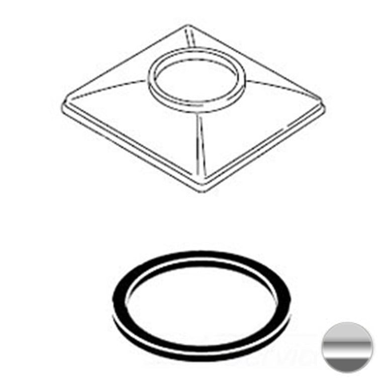 Vesi Replacement Escutcheon & Gasket in Chrome
