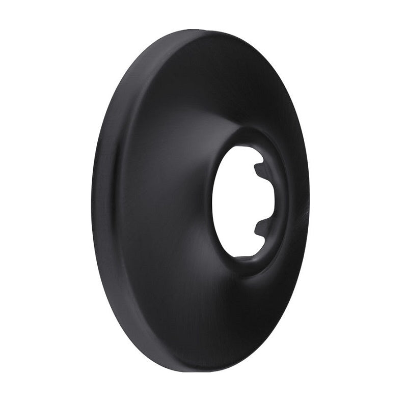Wall/Ceiling Mount Shower Arm Flange In Matte Black