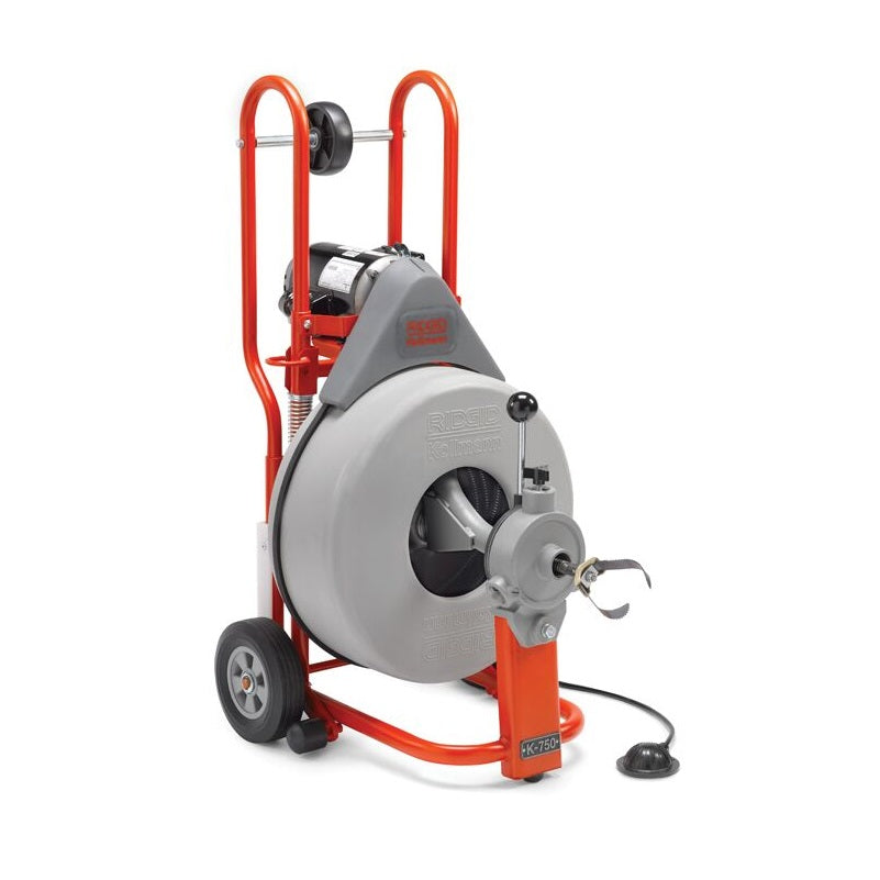 Drain Cleaning Machine with Autofeed, Tools, Cable & Accessories Model K-750