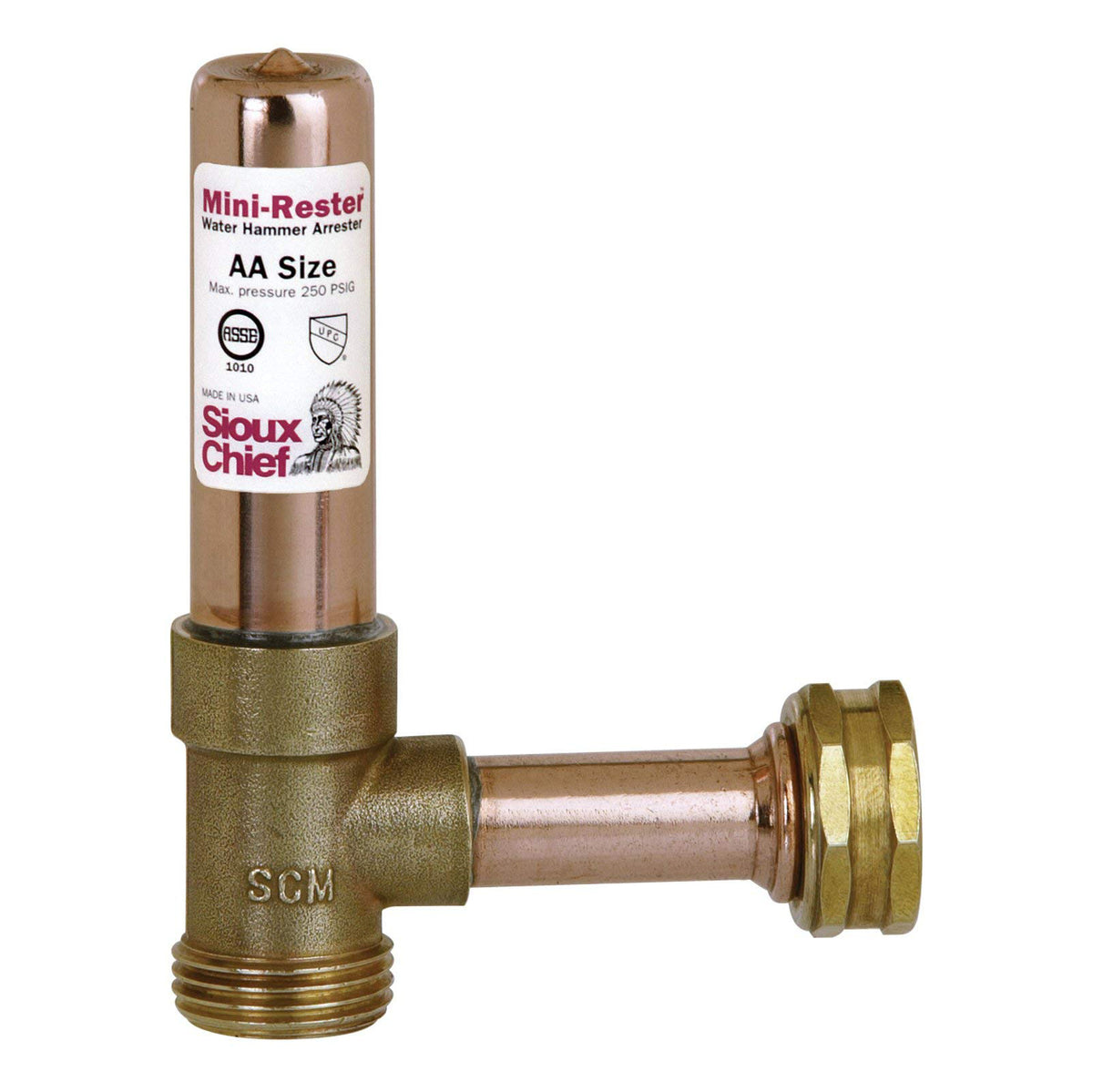 ARRESTOR 3/4 WTR HAMMER 660-H F SWVL HOSE X MALE HOSE TEE