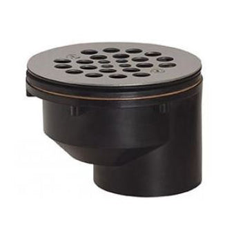 DRAIN 2 ABS OFFSET SHOWER MODULE 825-2AFS SCREW-ON STAINLESS STEEL STRAINER